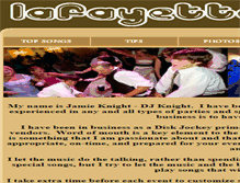 Tablet Screenshot of lafayettedj.com